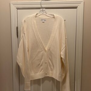 NWOT Amazon Essentials Women's Ivory Cardigan Sweater